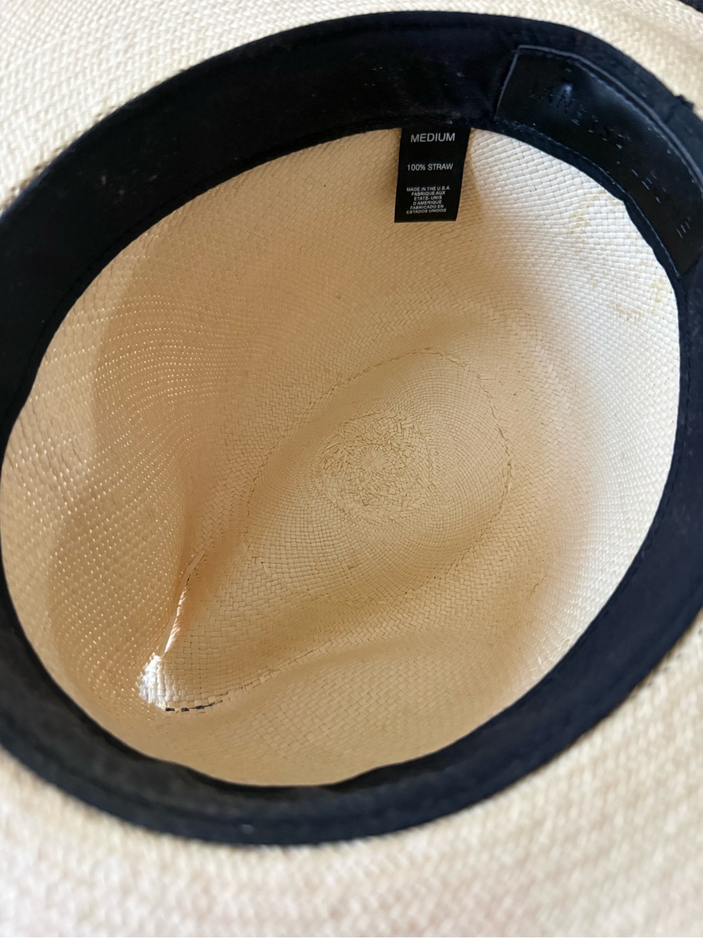 Janessa Leone Straw Aisley Hat in Bleach - Picture 3 of 4